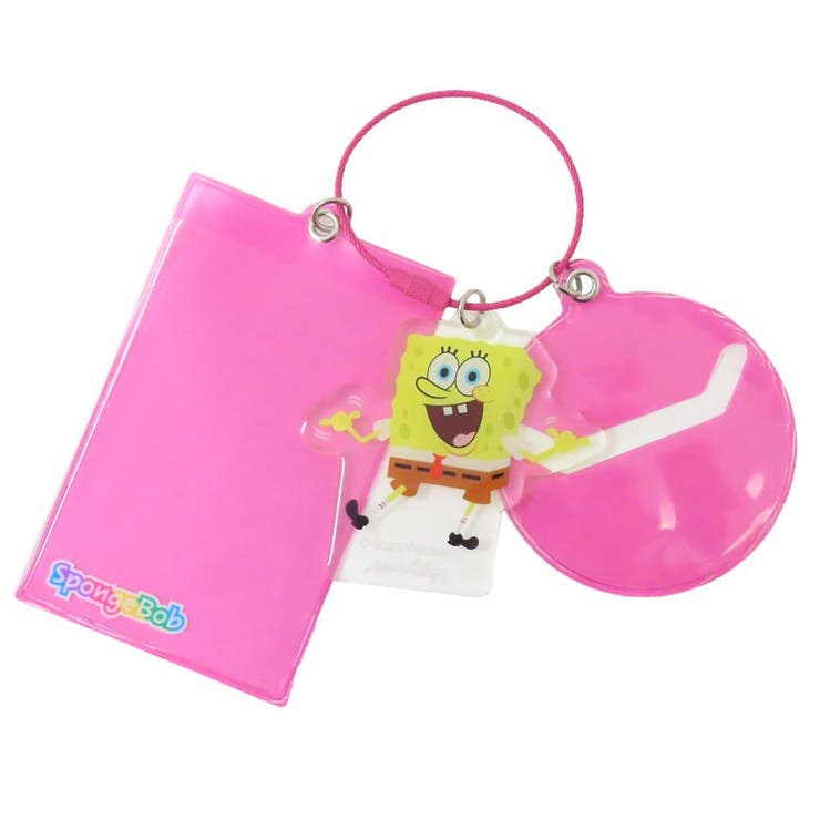 cinemacollection スポンジボブ カードケース チェキ収納＆バッジホルダー PK マリモクラフト チェキケース 缶バッジ 推し活 キャラクター グッズ ファッション雑貨