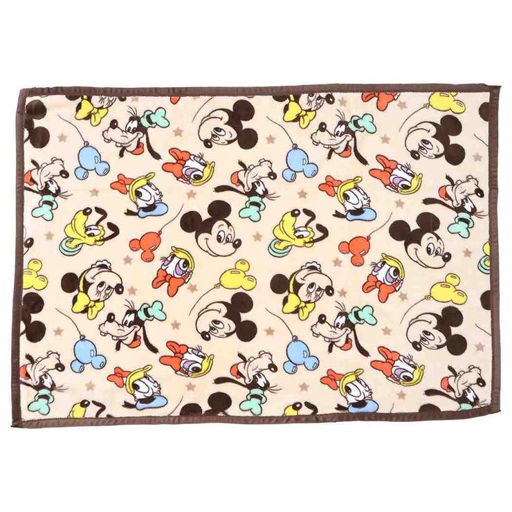 cinemacollection ミッキー＆フレンズ ブランケット ポリエステルマイヤーハーフ毛布 ミッキーマウス フェイシーズN ディズニー 丸眞 ウォーマー雑貨 キャラクター グッズ 寝具・インテリア雑貨