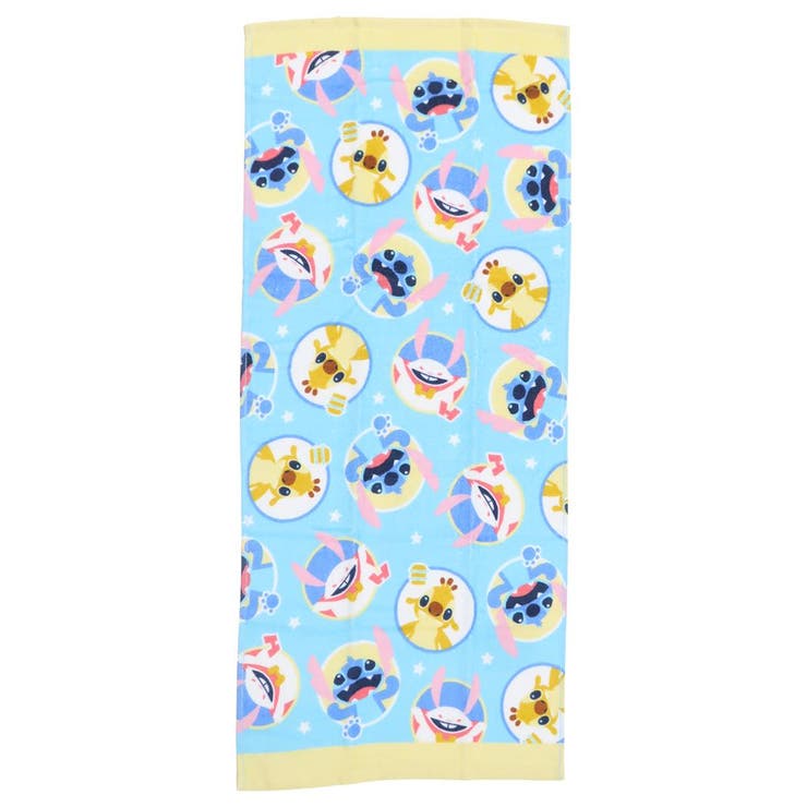 cinemacollection リロ＆スティッチ フェイスタオル プリントロングタオル ウィズエイリアン ディズニー 林タオル 新生活雑貨 キャラクター グッズ バス・トイレ・掃除洗濯