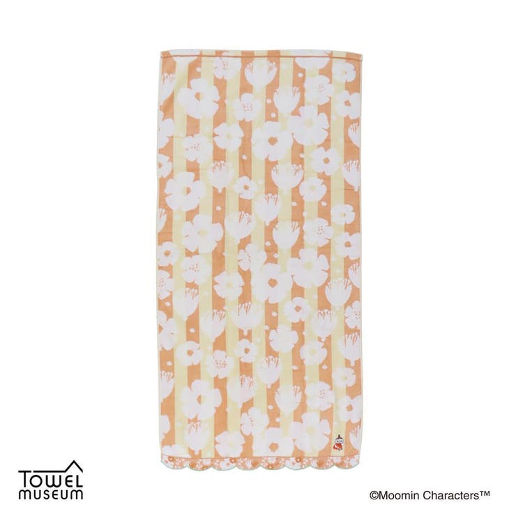 cinemacollection ムーミン ビッグタオル 無撚糸スチームシャーリングフルフィーコットンバスタオル ソポクッキア リトルミイ オレンジ 北欧 タオル美術館 プレゼント かわいい キャラクター グッズ バス・トイレ・掃除洗濯