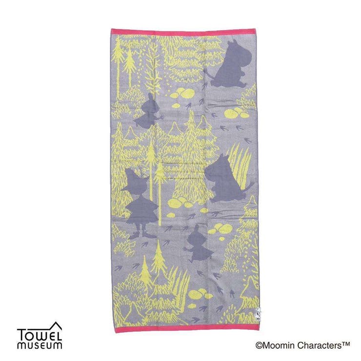cinemacollection ムーミン ビッグタオル フルフィーコットンガーゼパイルバスタオル 寄り道 スナフキン グレー 北欧 タオル美術館 プレゼント かわいい キャラクター グッズ バス・トイレ・掃除洗濯