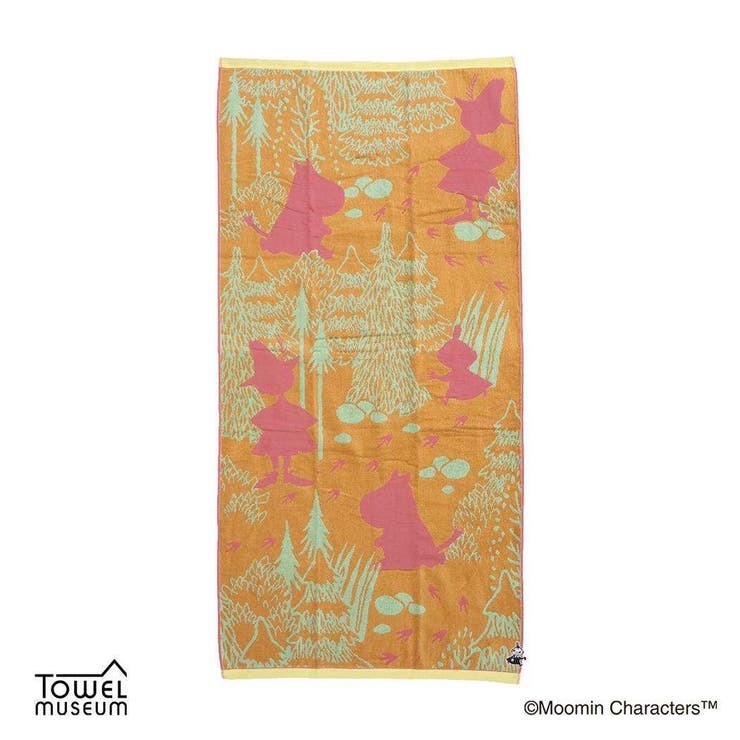 cinemacollection ムーミン ビッグタオル フルフィーコットンガーゼパイルバスタオル 寄り道 リトルミイ オレンジ 北欧 タオル美術館 プレゼント かわいい キャラクター グッズ バス・トイレ・掃除洗濯