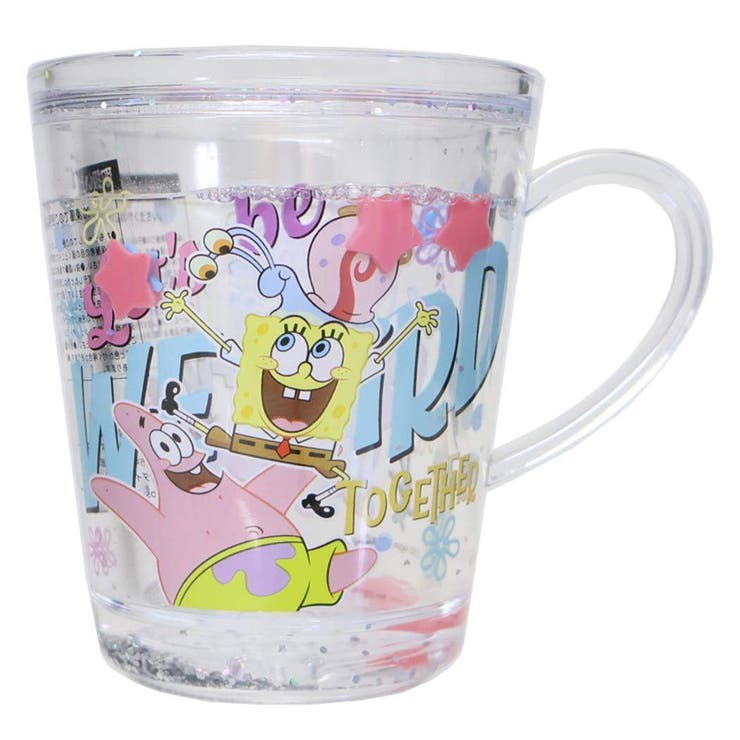 cinemacollection スポンジボブ プラカップ ウォーターカップ トゥギャザー ティーズファクトリー プラコップ プラスチック 食器 キャラクター グッズ 食器・キッチン用品