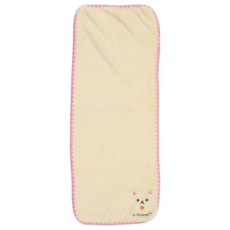 cinemacollection リラックマ ジャガードロングタオル フェイスタオル プレーンコリラックマ サンエックス 丸眞 新生活雑貨 キャラクター グッズ バス・トイレ・掃除洗濯