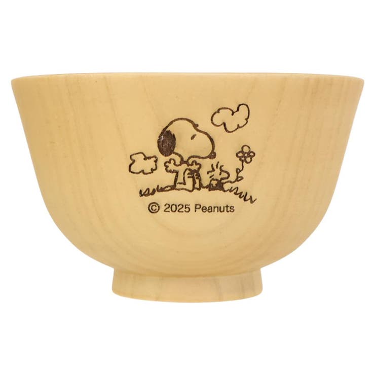 【10％OFFクーポン！2/23(月)1:59まで】cinemacollection スヌーピー 茶碗 木製くりぬき汁椀 オスワリ ピーナッツ マリモクラフト かわいい プレゼント キャラクター グッズ 食器・キッチン用品