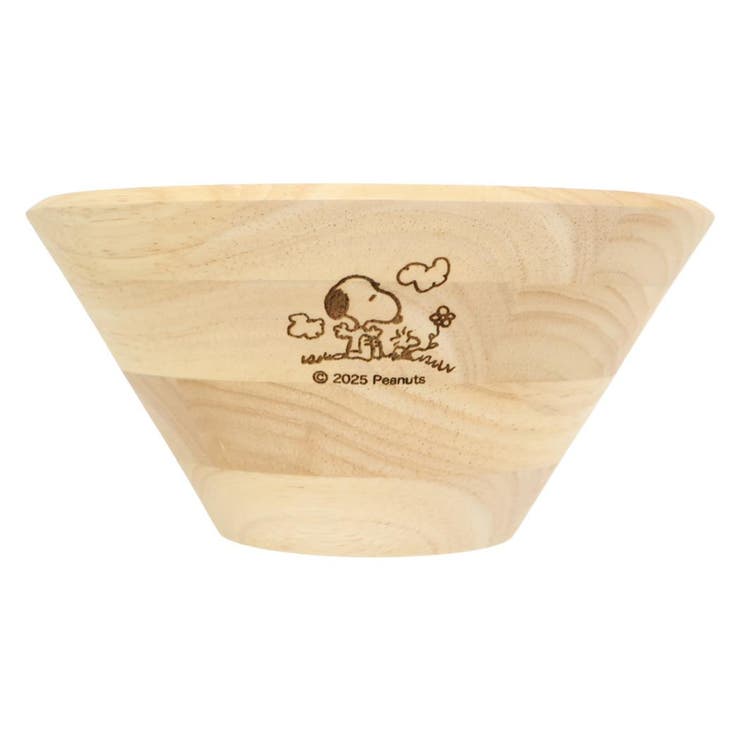 【10％OFFクーポン！2/23(月)1:59まで】cinemacollection スヌーピー 中鉢 木製サラダボウル オスワリ ピーナッツ マリモクラフト かわいい プレゼント キャラクター グッズ 食器・キッチン用品