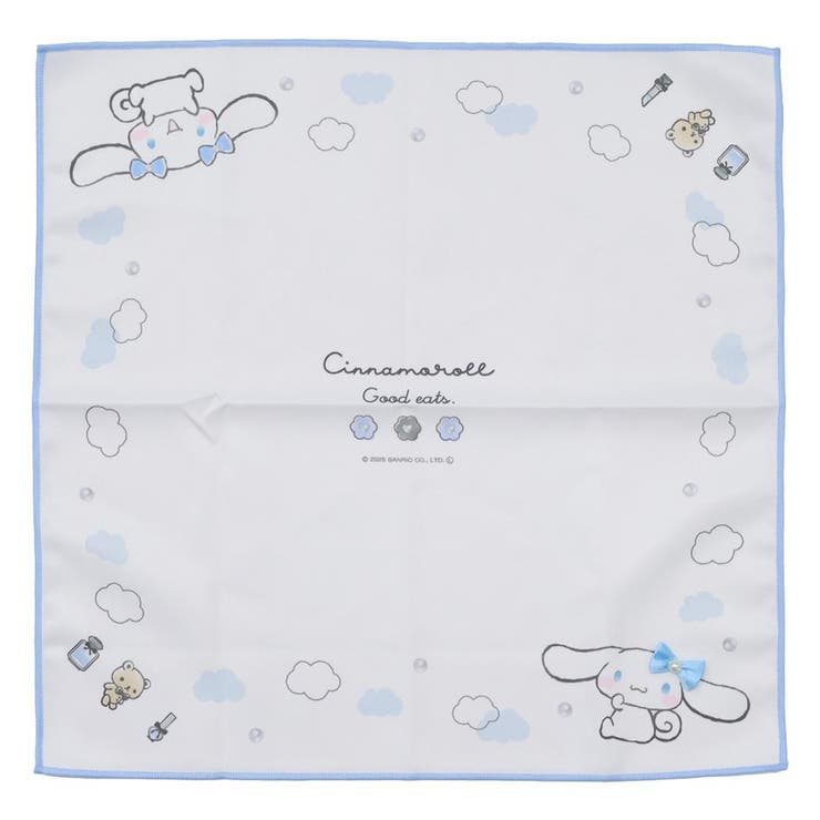 【10％OFFクーポン！本日実施中】cinemacollection シナモロール ランチクロス お弁当箱ナフキン モノクロリボン サンリオ カミオジャパン 新学期準備 キャラクター グッズ 食器・キッチン用品