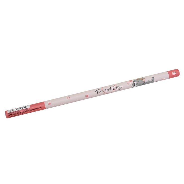 cinemacollection トムとジェリー えんぴつ 鉛筆HB ハートちらし ヨコ ワーナーブラザース カミオジャパン 新学期準備文具 キャラクター グッズ 文房具
