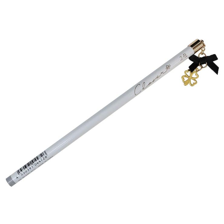 cinemacollection えんぴつ チャーム付き鉛筆 2B クローバー ホワイト クーリア 新学期準備文具 かわいい グッズ 文房具