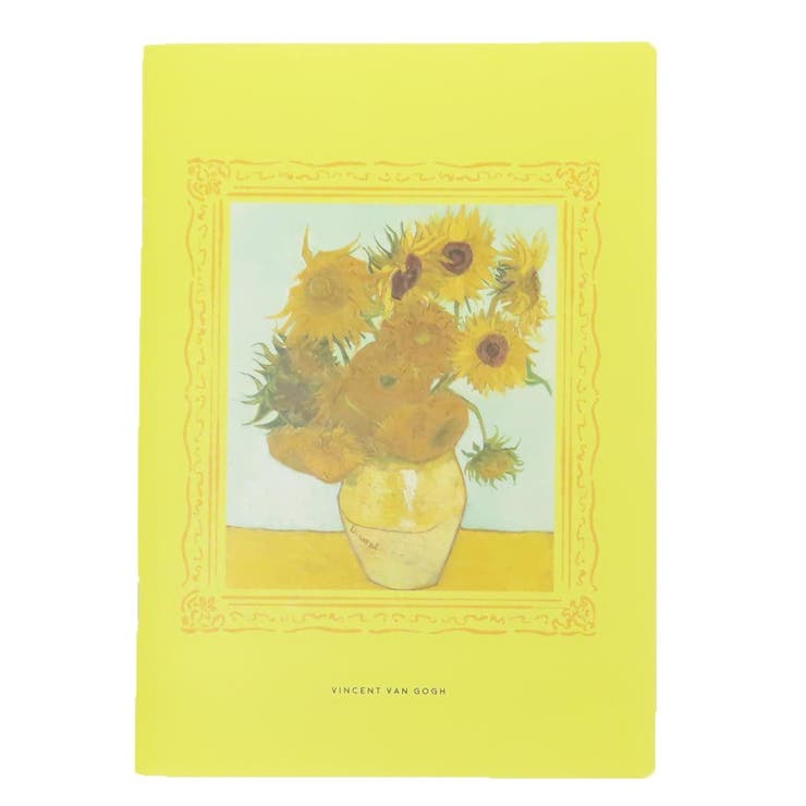 cinemacollection DAILY MUSEUM 横罫ノート A5ノート ひまわり Green Flash ミニノート ゴッホ 名画 グッズ 文房具