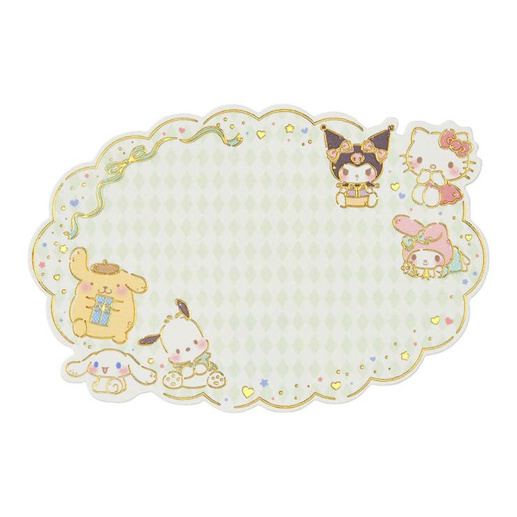 【ポイント2倍＆クーポン！3/11(水) 1:59まで】cinemacollection サンリオキャラクターズ グリーティングカード ミニMU313-5 多目的 ミニカード プレゼント サンリオ メッセージカード キャラクター グッズ 文房具