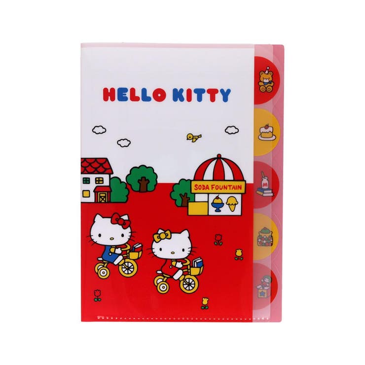 cinemacollection ハローキティ ポケットファイル ダイカットクリアファイル5P 5ポ ...
