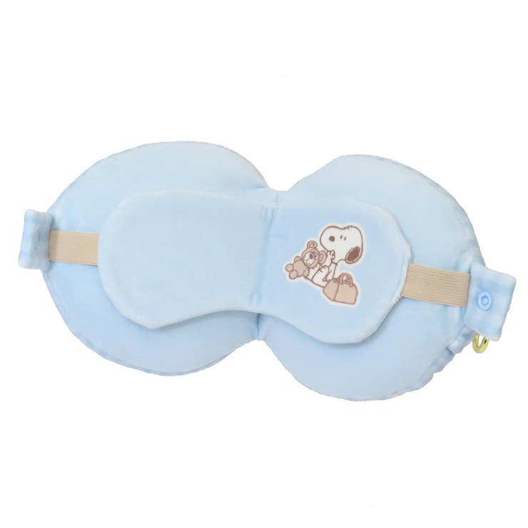 cinemacollection スヌーピー 枕＆アイマスク アイマスクピロー スヌーピーとくま ピーナッツ カミオジャパン リラックス 休憩 旅行 キャラクター グッズ ファッション雑貨