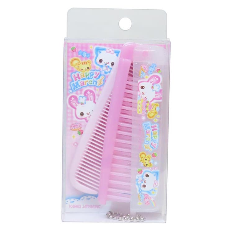 cinemacollection HAPPY MARCH ヘアブラシ 折りたたみブラシ＆コーム カミ ...