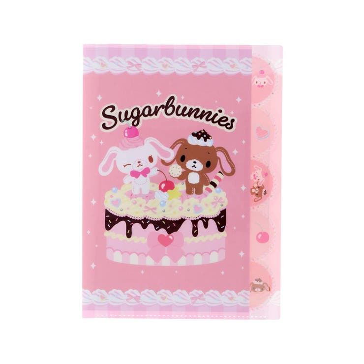 【10％OFFクーポン！2/10(火)1:59まで】cinemacollection シュガーバニーズ ポケットファイル ダイカットクリアファイル5P 5ポケット A4 Y2Kホイップデコ サンリオ サンスター文具 新学期準備文具 かわいい キャラクター