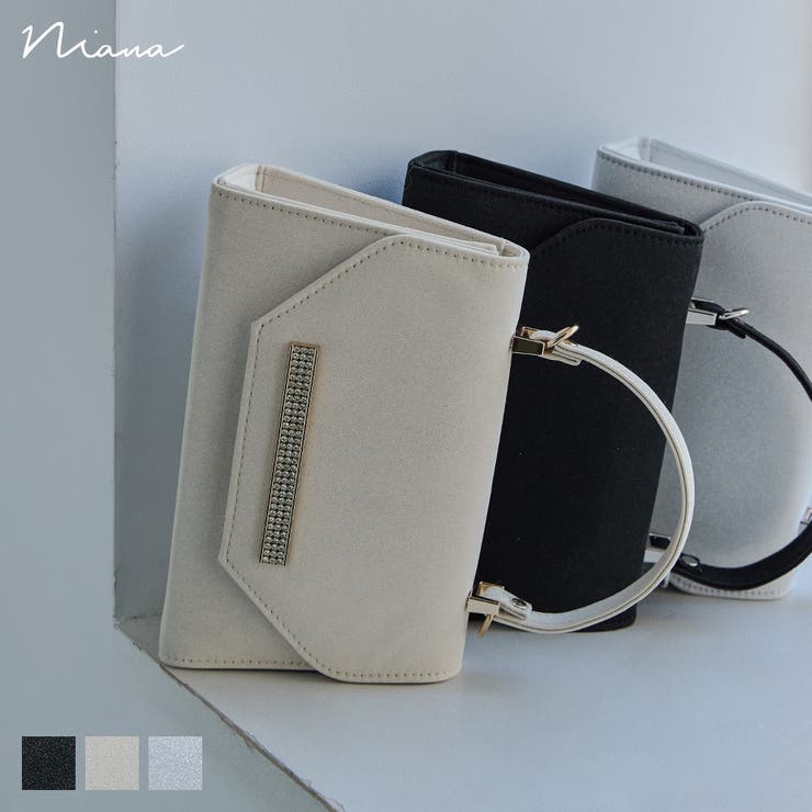 Fashion Letter niana ニアナ ビジュープレートラメハンドバッグ パーティーバッグ 2way ラインストーン ミニバッグ ショルダーバッグ 肩掛け 斜めがけ スクエア 結婚式 お呼ばれ セレモニー パーティー バッグ・鞄