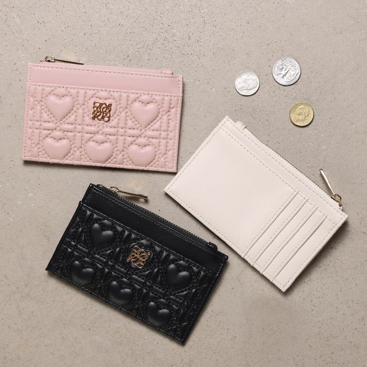 【10％OFFクーポン！2/10(火)1:59まで】ALTROSE ハートキルト フラグメントケース フラグメント 財布 カード入れ 小銭入れ 薄い コンパクト キルティング ハート キャッシュレス 財布