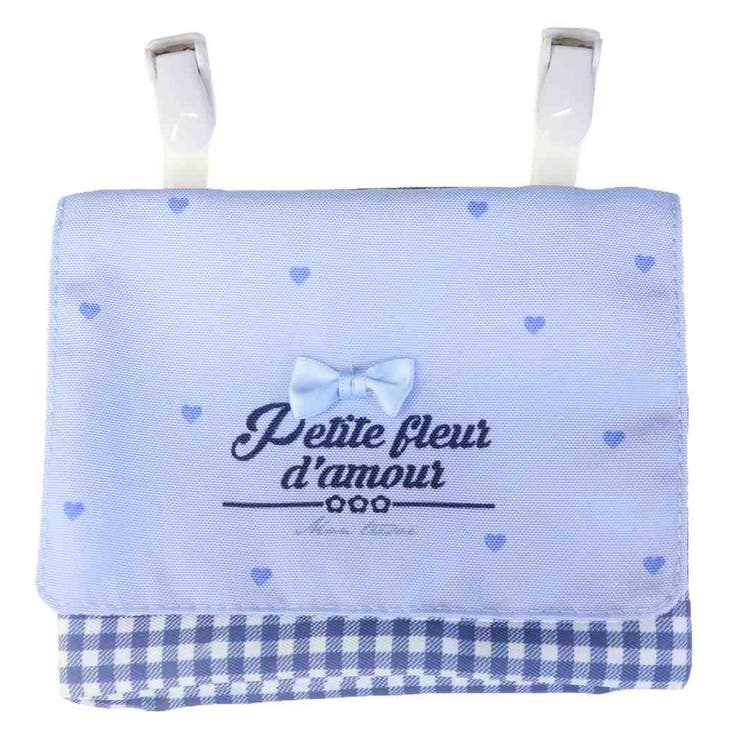 cinemacollection クリップポケット いつでもポッケ ハートリボン 新入学 ニシオ 新学期準備雑貨 クリップポーチ キッズポシェット グッズ バッグ・鞄