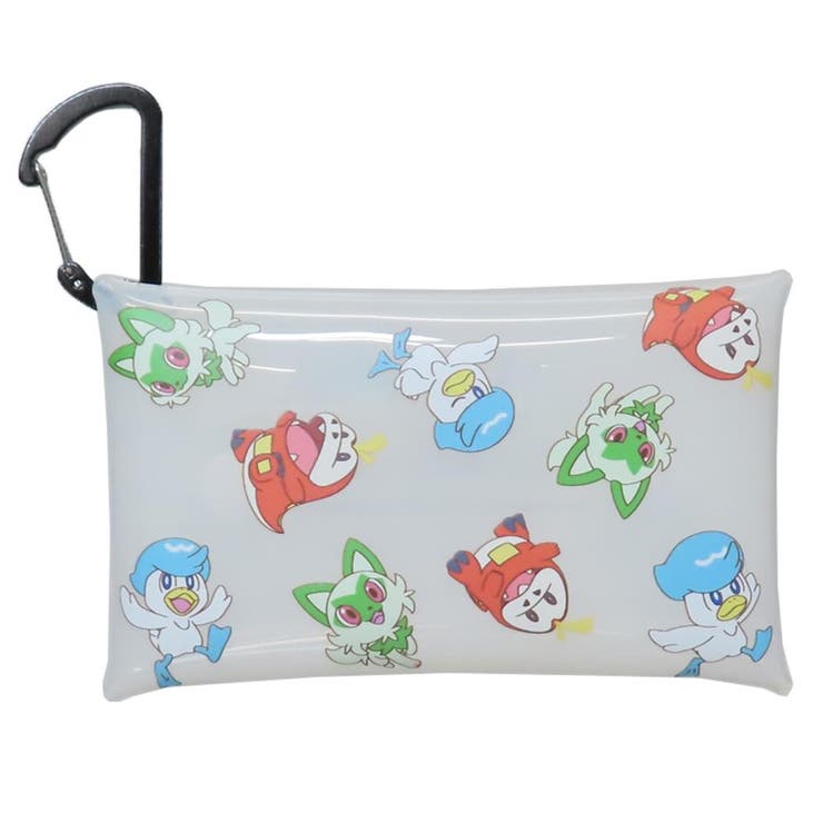 【10％OFFクーポン！2/10(火)1:59まで】cinemacollection ポケットモンスター ミニポーチ クリアマルチケースS チラシ パルデア ポケモン マリモクラフト 小物入れ キャラクター グッズ バッグ・鞄