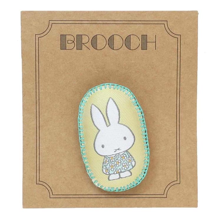 cinemacollection ミッフィー バッジ ジャガード ブローチ ハナガラ ディックブルー ...