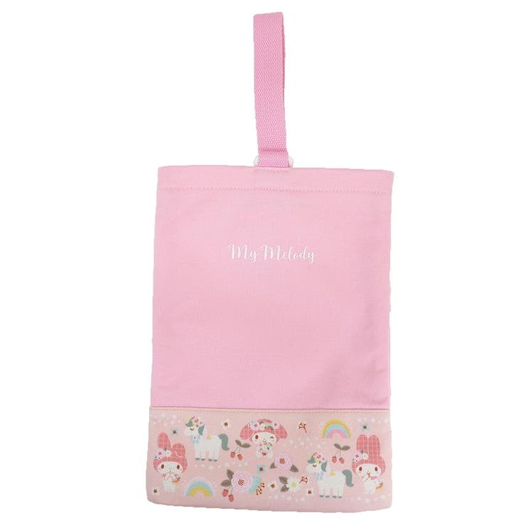 【10％OFFクーポン！2/23(月)1:59まで】cinemacollection マイメロディ シューズバッグ シンプルシューズケース ピンク 新入学 サンリオ マルヨシ 体育館靴入れ キャラクター グッズ バッグ・鞄