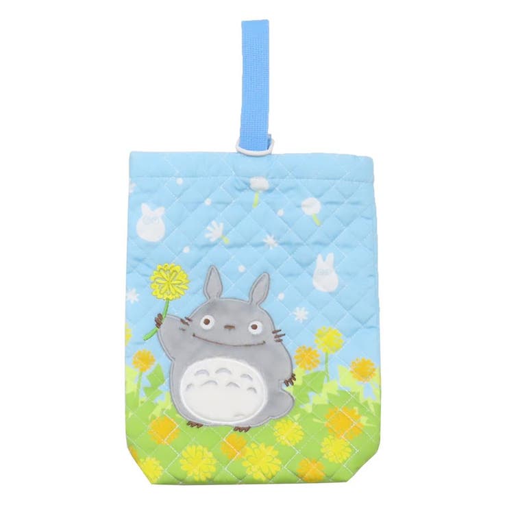 【10％OFFクーポン！2/23(月)1:59まで】cinemacollection となりのトトロ シューズバッグ たんぽぽ畑とトトロ スタジオジブリ 丸眞 入園入学準備雑貨 キャラクター グッズ バッグ・鞄