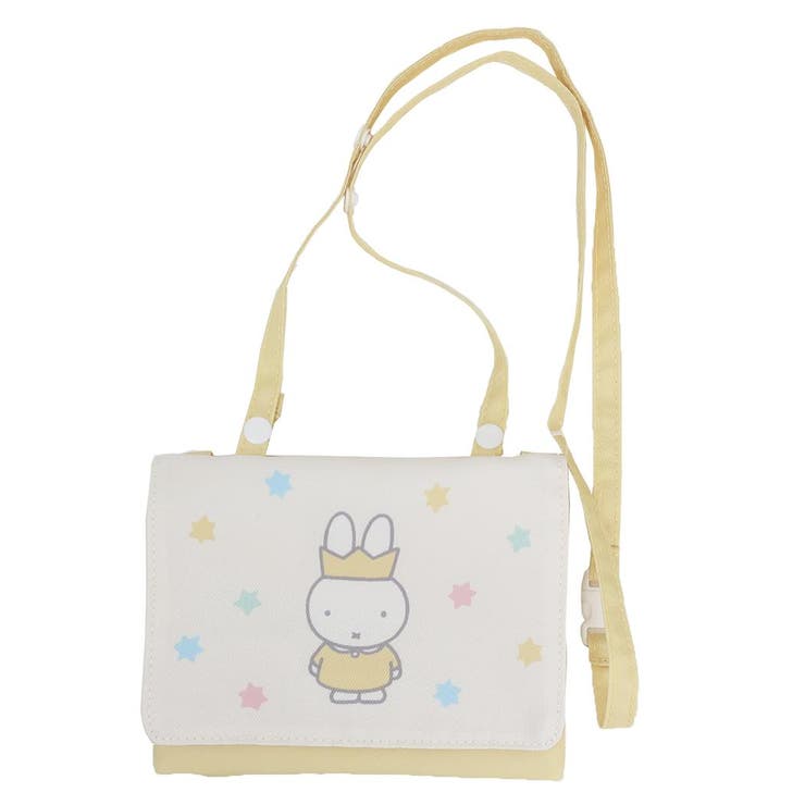 【10％OFFクーポン！3/26(木)1:59まで】cinemacollection ミッフィー クリップポケット ポケットポーチ アイボリー 新入学 ディックブルーナ アートウエルド ショルダー付き ポシェットポケット 絵本キャラクター グッズ バッグ