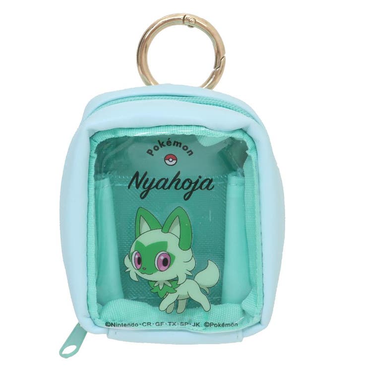 【10％OFFクーポン！2/10(火)1:59まで】cinemacollection ポケットモンスター ミニポーチ カラビナ付きミニポーチ ニャオハ ポケモン マルヨシ 小物入れ キャラクター グッズ バッグ・鞄