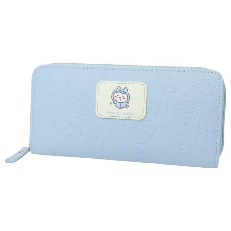 【10％OFFクーポン！3/26(木)1:59まで】cinemacollection ちいかわ レディース財布 ラウンド長財布 ハチワレ ブルー アルディ プレゼント キャラクター グッズ 財布