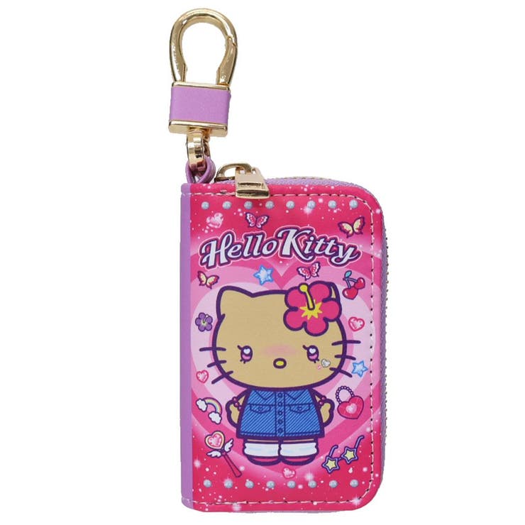【10％OFFクーポン！配布中！】cinemacollection ハローキティ キーケース スマートキーケース ギャル3 Y2K サンリオ 畑山商事 車 カー用品 鍵入れ キャラクター グッズ 小物