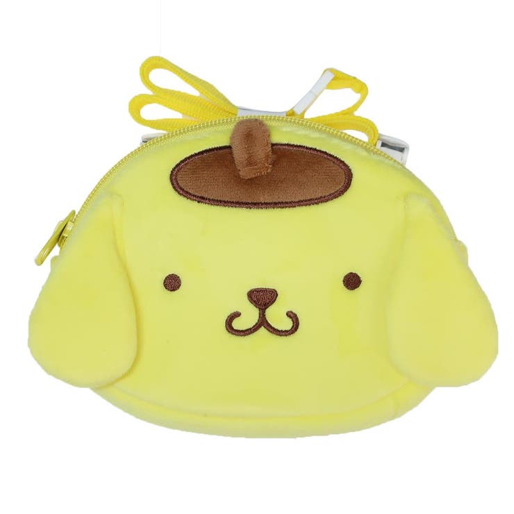 【10％OFFクーポン！3/26(木)1:59まで】cinemacollection ポムポムプリン クリップポケット フェイスポケットポーチ ポムポムプリンポケット サンリオ 丸眞 マルチポーチ 移動ポシェット キャラクター グッズ バッグ・鞄