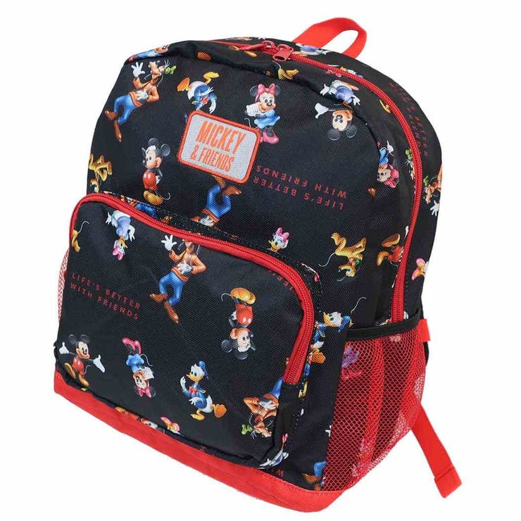 cinemacollection ミッキー＆フレンズ キッズリュック リュックサック スマイルレッド ディズニー 丸眞 キッズデイパック 子ども キャラクター グッズ バッグ・鞄