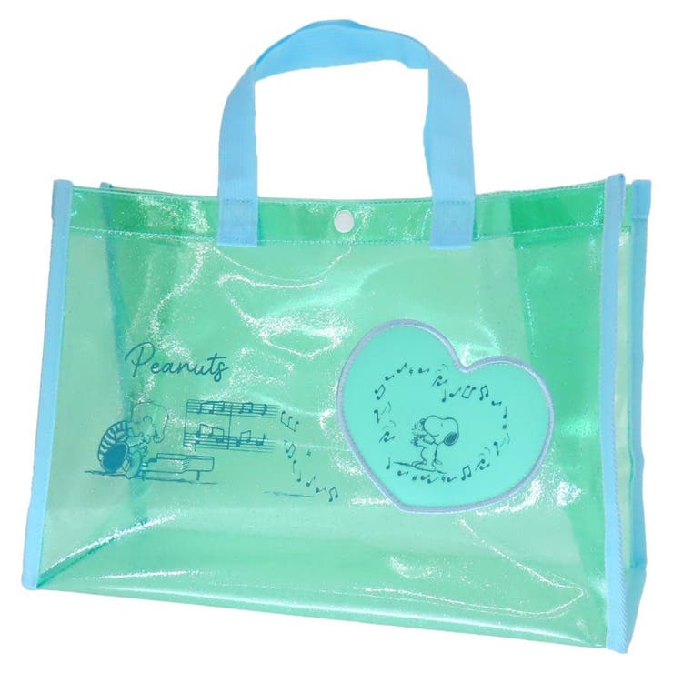 cinemacollection スヌーピー プールバッグ PVCバッグ ミント ピーナッツ マルヨシ 海プール レジャー用品 キャラクター グッズ 水着