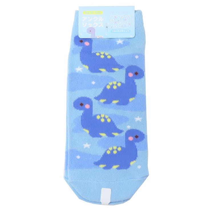 cinemacollection ゆめふわ恐竜 女性用靴下 レディースアンクルソックス フタバスズキ ...