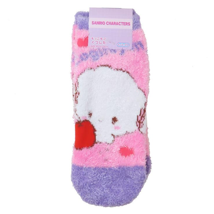 【10％OFFクーポン！2/23(月)1:59まで】cinemacollection こぎみゅん 女性用防寒靴下 もっこもこ靴下 レディースソックス さくらんぼ サンリオ スモールプラネット ウォーマー雑貨 キャラクター グッズ インナー・下着