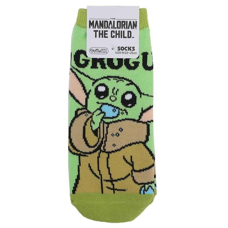 【10％OFFクーポン！2/10(火)1:59まで】cinemacollection スターウォーズ 女性用靴下 レディースソックス グローグー ロゴ STAR WARS スモールプラネット キャラックス キャラクター グッズ インナー・下着