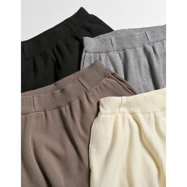 Re:EDIT [低身長/高身長サイズ有]ベルトループ付きニットパンツ パンツ・ズボン shoplistselect-10469249 SHOPLIST サンプル画像2