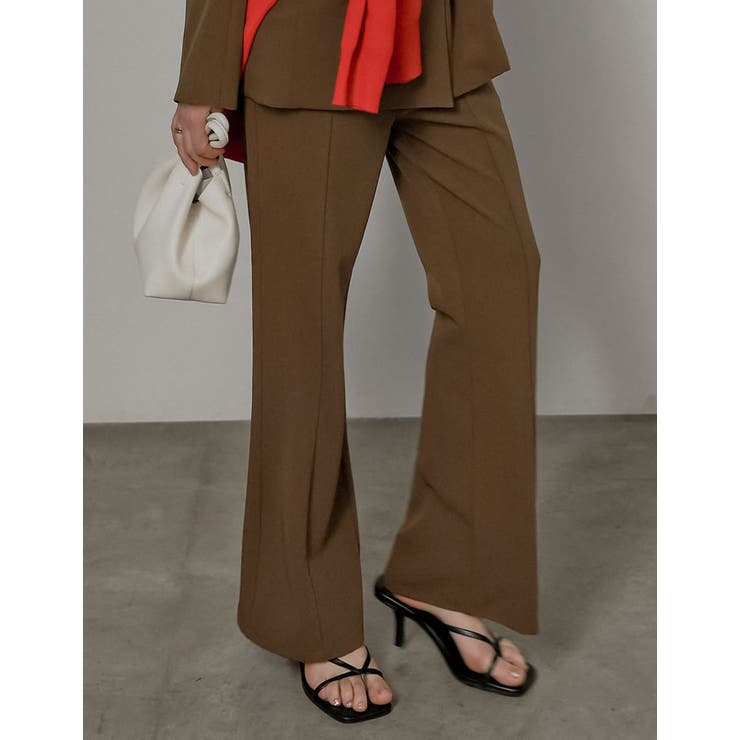 Re:EDIT [2026S/S COLLECTION][低身長/高身長サイズ有]ツイルキックフレアパンツ パンツ・ズボン shoplistselect-10469252 SHOPLIST サンプル画像3