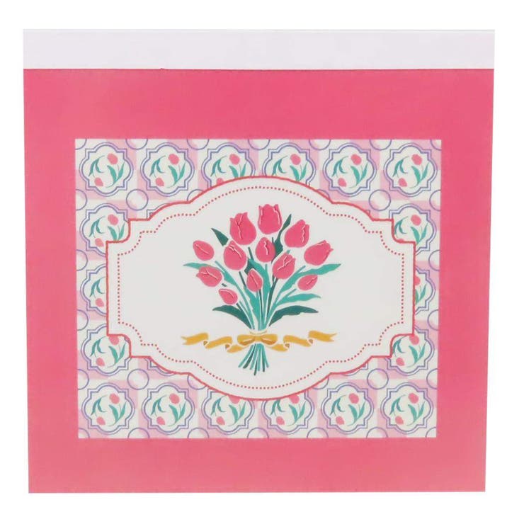 cinemacollection メモ帳 メモパッド スクエア チューリップ Green Flash 新学期準備文具 おしゃれ グッズ その他