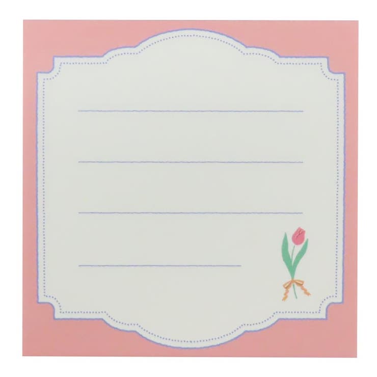 cinemacollection メモ帳 メモパッド スクエア チューリップ Green Flash 新学期準備文具 おしゃれ グッズ その他