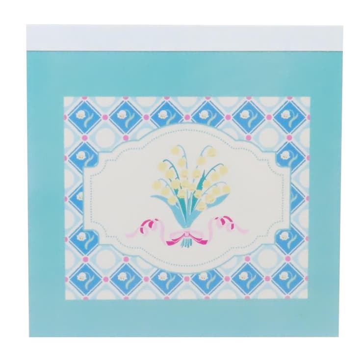 cinemacollection メモ帳 メモパッド スクエア スズラン Green Flash 新学期準備文具 おしゃれ グッズ その他