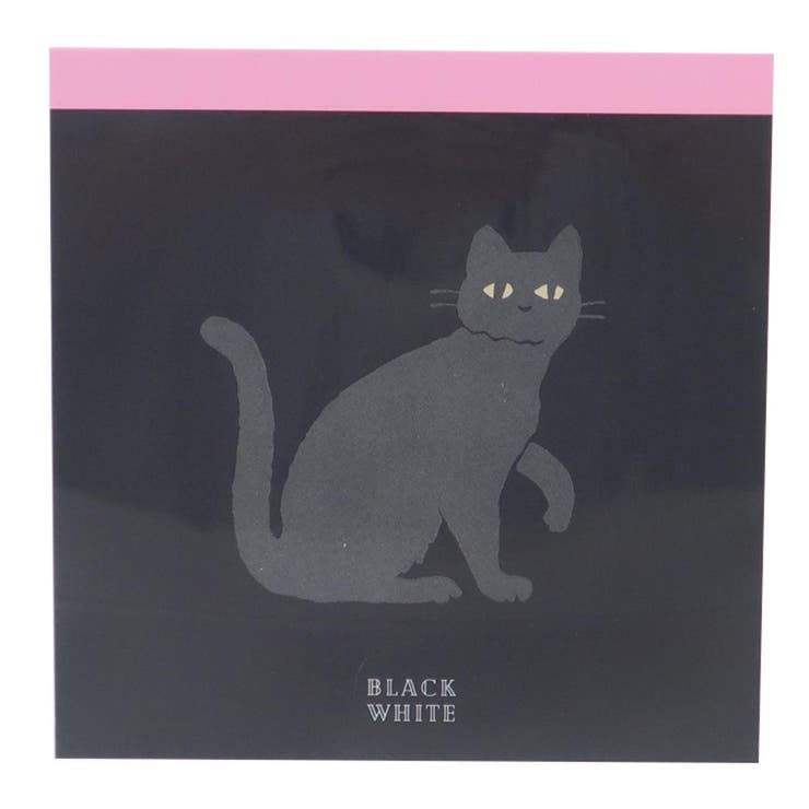 【10％OFFクーポン！5/7(木)9:59まで】cinemacollection 真夜中の雑貨店 メモ帳 メモパッド スクエア クロネコ Green Flash 新学期準備文具 伝言 電話メモ 事務用品 グッズ その他cinemacollection