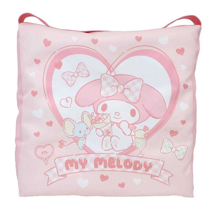 【10％OFFクーポン！2/10(火)1:59まで】cinemacollection マイメロディ 学校座布団 スクールクッション キュートギンガム サンリオ 丸眞 新学期準備雑貨 小学生 キャラクター グッズ その他