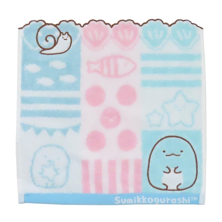 cinemacollection すみっコぐらし ミニタオル ジャガードハンカチタオル シャンブルとかげ サンエックス 丸眞 汗拭きタオル キャラクター グッズ 小物