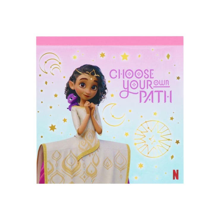 cinemacollection エリアンと魔法の絆 メモ帳 スクエアメモ ピンク サンスター文具 新学期準備文具 キャラクター グッズ その他