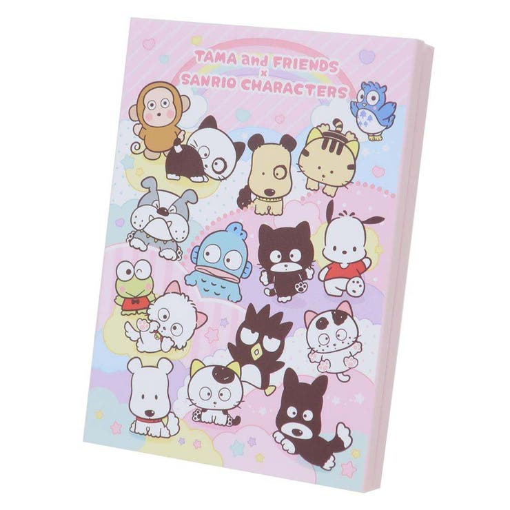 【10％OFFクーポン！2/10(火)1:59まで】cinemacollection タマ＆フレンズxサンリオキャラクターズ メモ帳 パタパタメモ PK サンリオ マリモクラフト 新学期準備文具 キャラクター グッズ その他