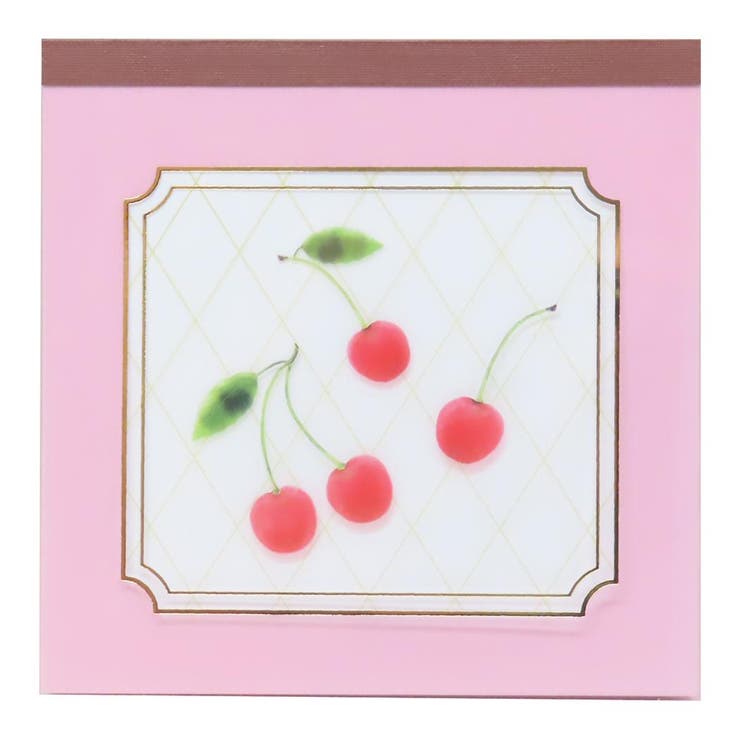 【10％OFFクーポン！5/7(木)9:59まで】cinemacollection colorfruits メモ帳 メモパッド スクエア cherry 新入学 Green Flash 100枚綴り かわいい グッズ その他cinemacollectio