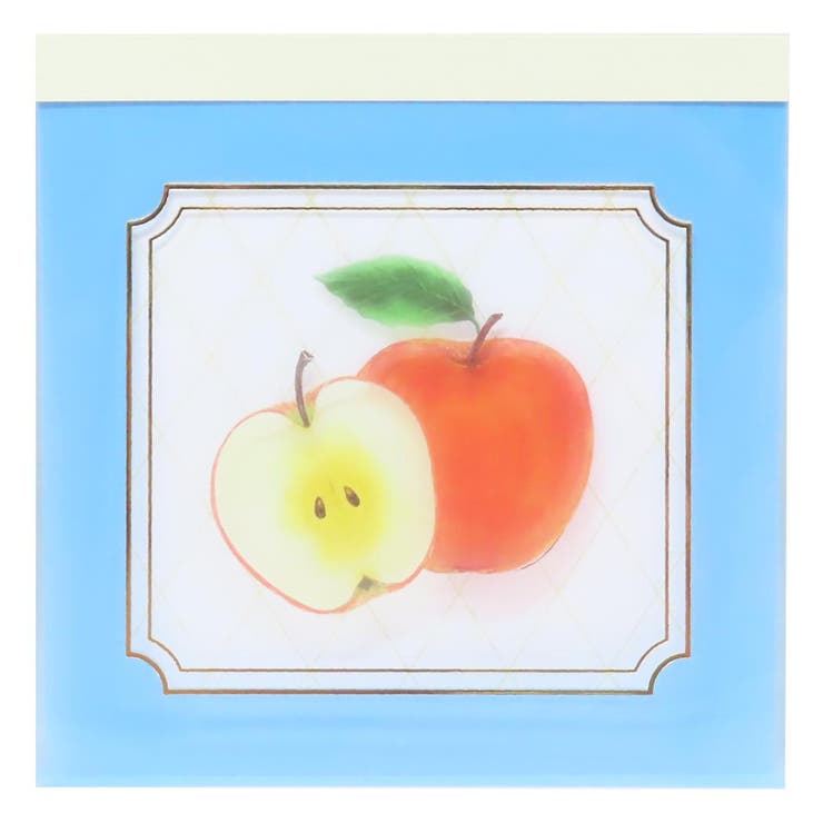 【10％OFFクーポン！5/7(木)9:59まで】cinemacollection colorfruits メモ帳 メモパッド スクエア apple 新入学 Green Flash 100枚綴り かわいい グッズ その他cinemacollection