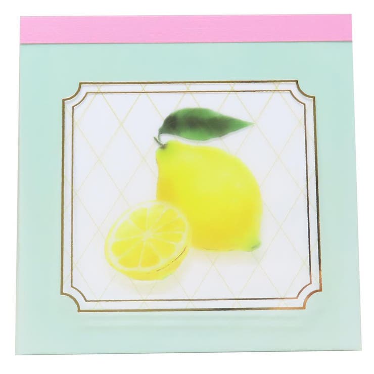 【10％OFFクーポン！5/7(木)9:59まで】cinemacollection colorfruits メモ帳 メモパッド スクエア lemon 新入学 Green Flash 100枚綴り かわいい グッズ その他cinemacollection
