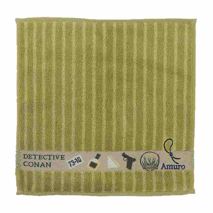 【10％OFFクーポン！2/10(火)1:59まで】cinemacollection 名探偵コナン ミニタオル ジャガードハンカチタオル バックカラーズ安室 少年サンデー 丸眞 汗拭きタオル アニメキャラクター グッズ 小物